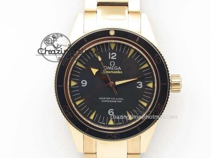 0118 ZeroBulk Seamaster Diver 300M SS YG Blue Ceramic Bezel JVSF 1:1 Best Edition Blue Dial on SS YG Bracelet A 7784